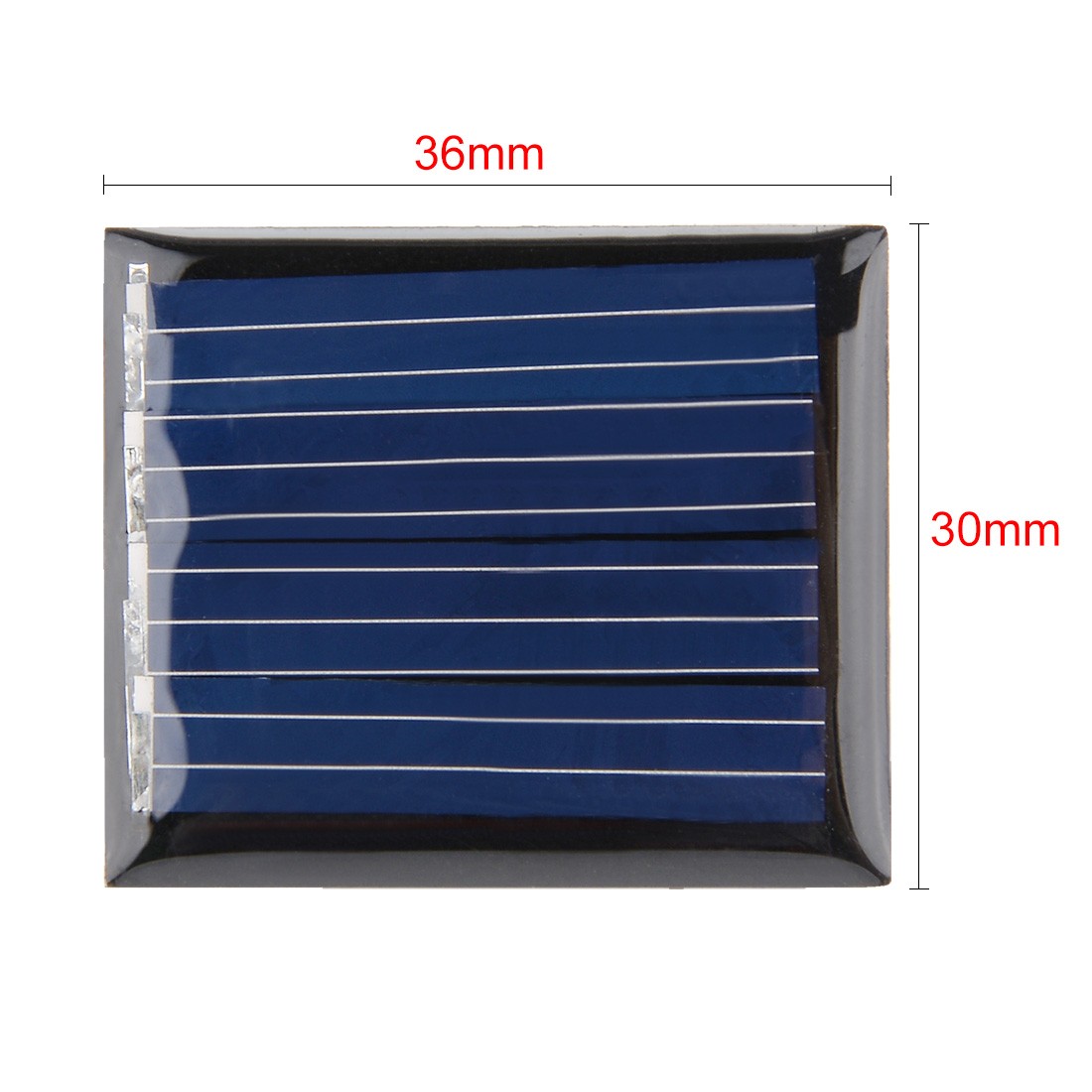 5 Pcs 2V 60mA Poly Mini Solar Cell Panel Module DIY for Toys Charger 30mm x 36mm