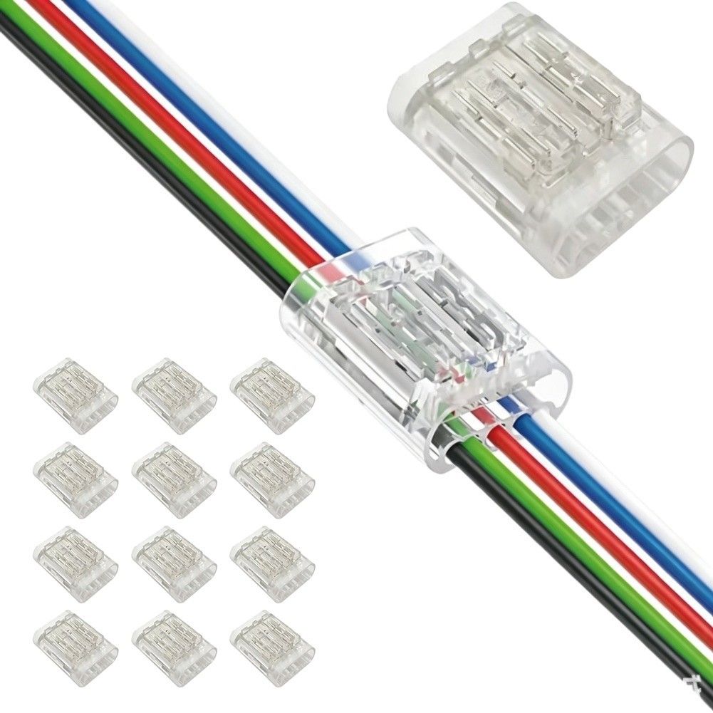 For Home Electrical Wire Connector Transparent Clip No Stripping Required