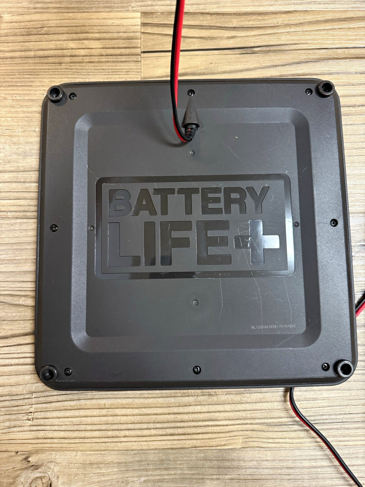 Battery Life+ Solar 2 Black Solar Panel w/ Wiring Lead and Connector