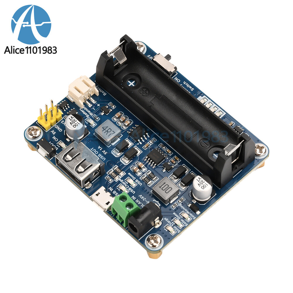 Power Manager Module for 6V~24V Solar Panel Support MPPT USB Battery Charging