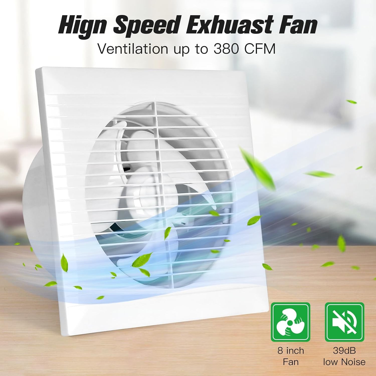 8″ Solar Powered Automatic Exhaust Fan for Greenhouse Shed Chicken Coop Pet