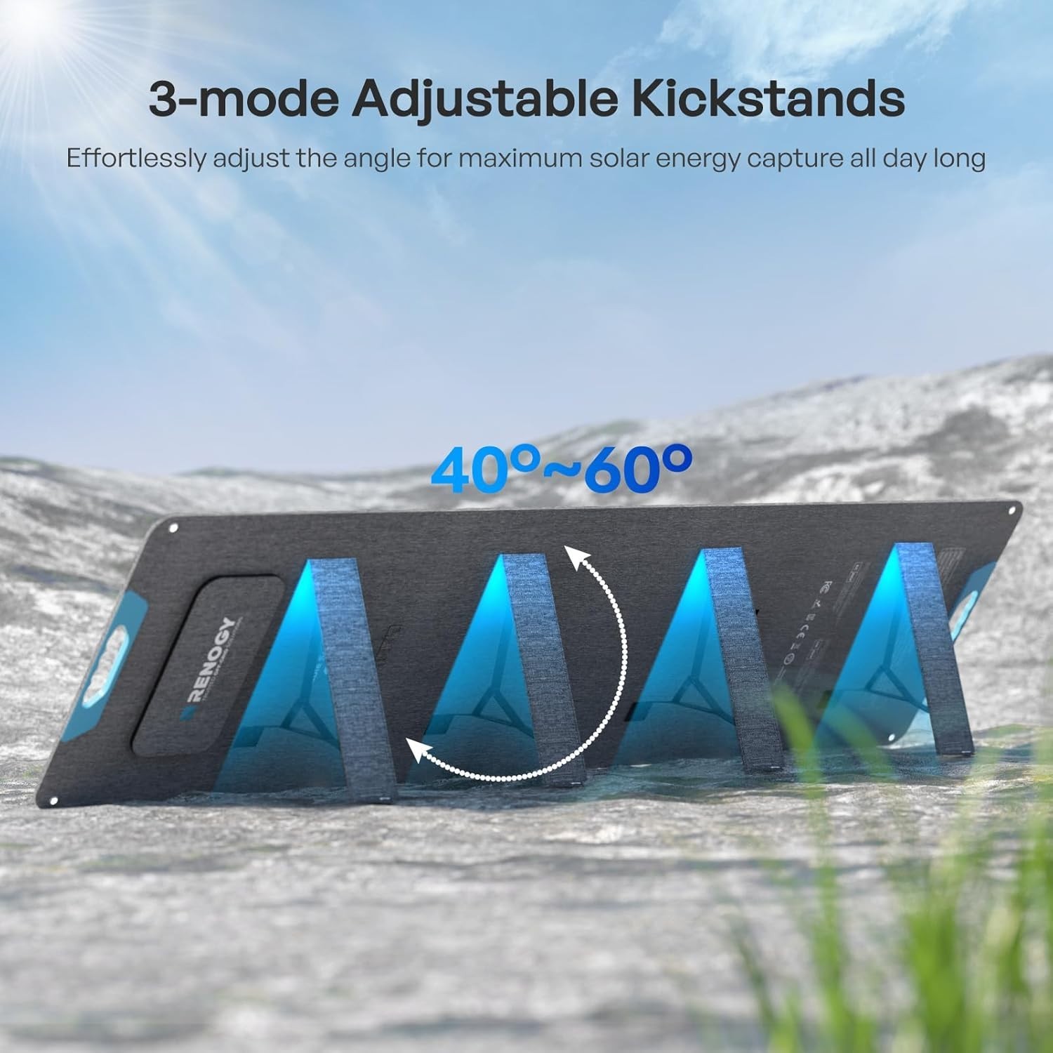 200W Solar Charger with Dual USB Ports – Ideal for Camping, RVs, and Emergencies