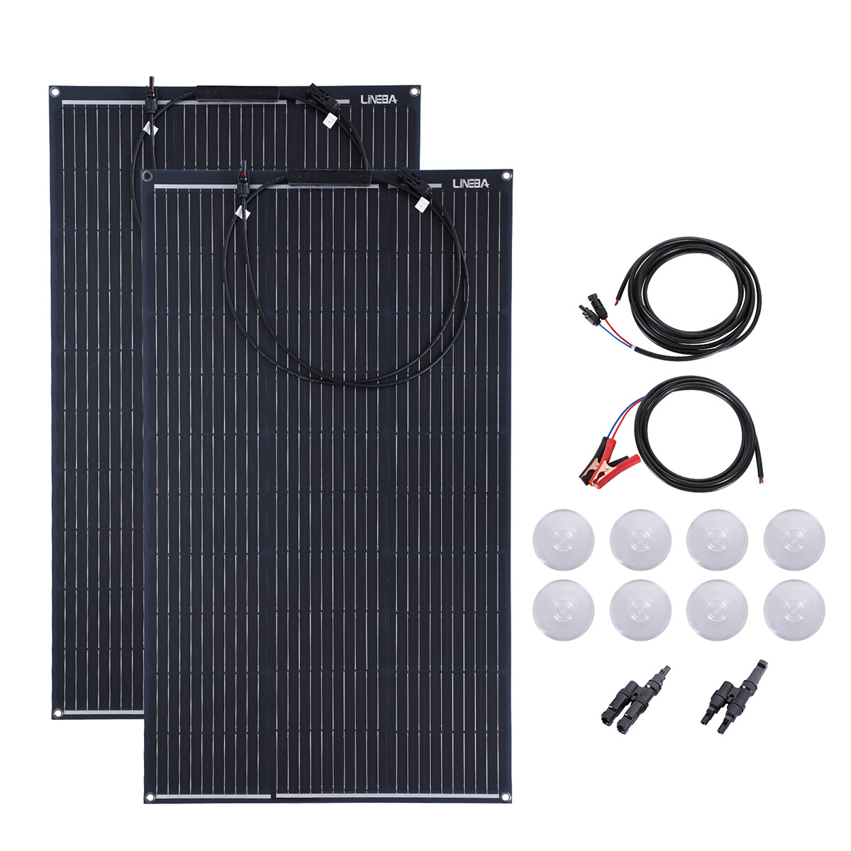 100W 200W Flexible Monocrystalline Solar Panel Kit 18V for Home/Caravan/RV/Boat