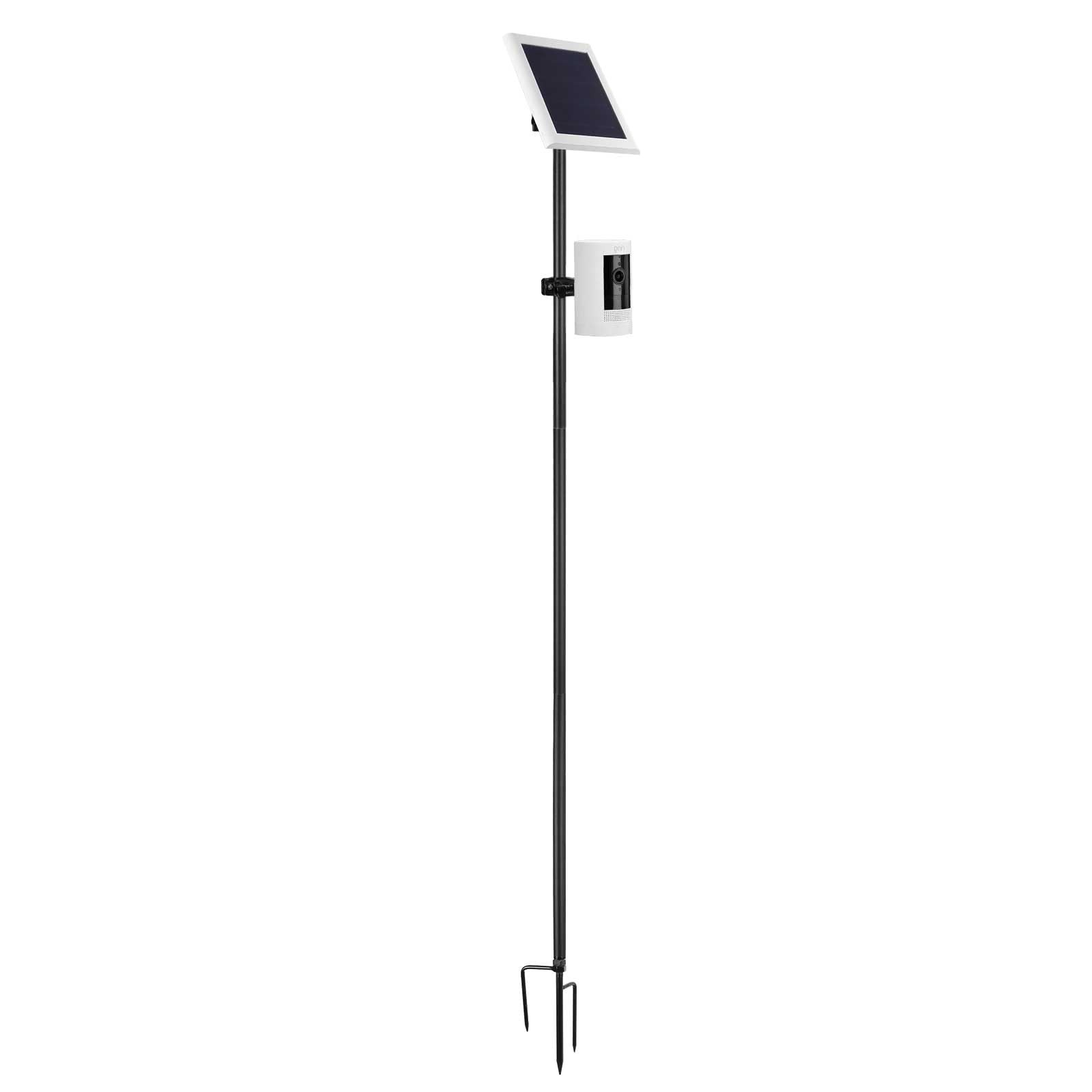 2-in-1 Ground Stake Mount for Outdoor Security Cameras & Solar Panels – Universa