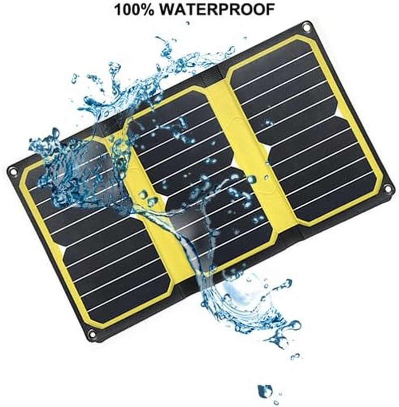 Sunmoove 16W Foldable Solar Panel Solar Charger USB Port 3.2A Cable and Adapters