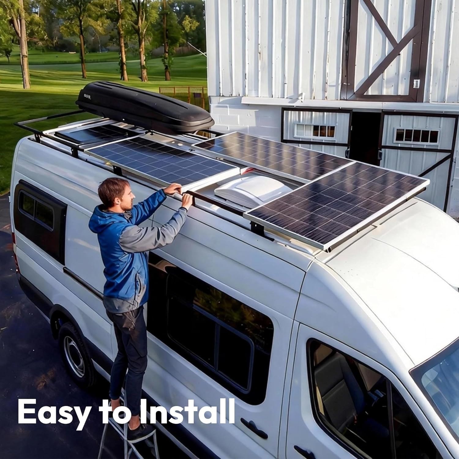 Reliable 200W Solar Panels – 23% Efficiency for Marine and Caravan Applications