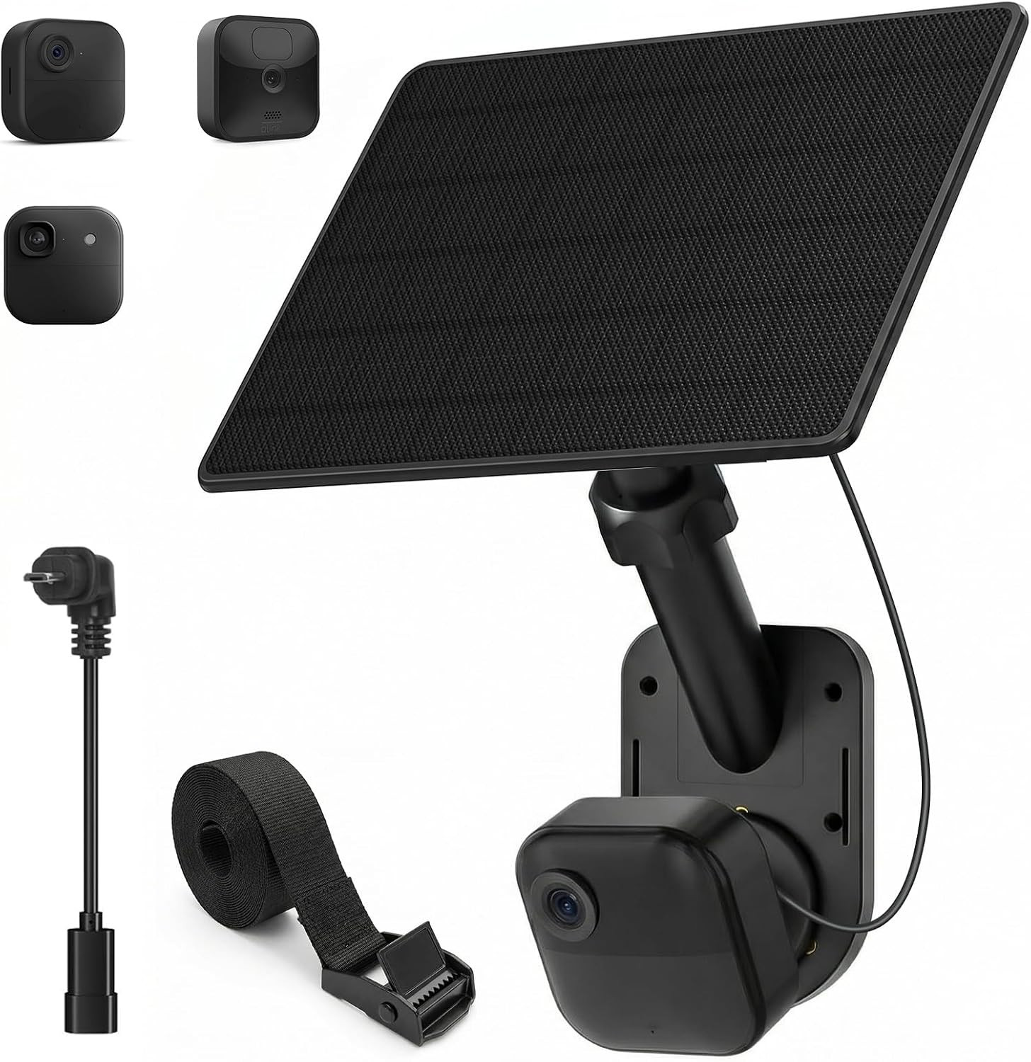 6W Solar Panel Charging Mount Compatible with Blink Outdoor 4 (4Th Gen)/2K+/Outd