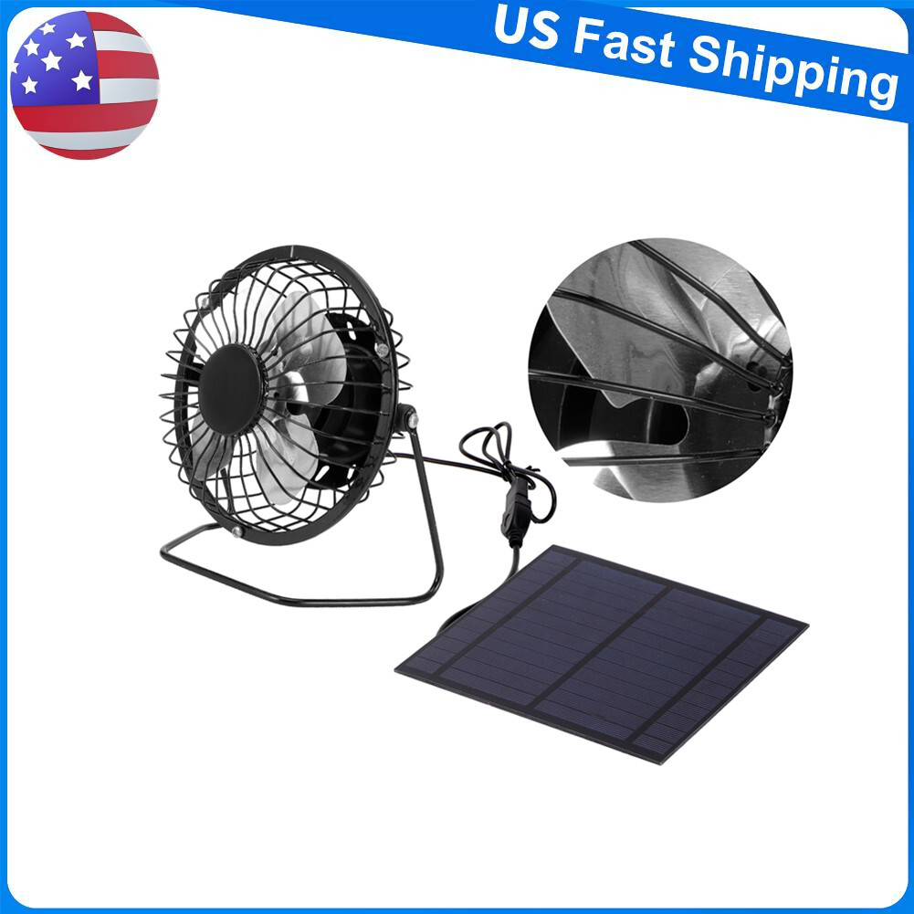 5W Mini Solar Panel With Cooling Fan Photovoltaic Solar Panel Set For Greenhouse