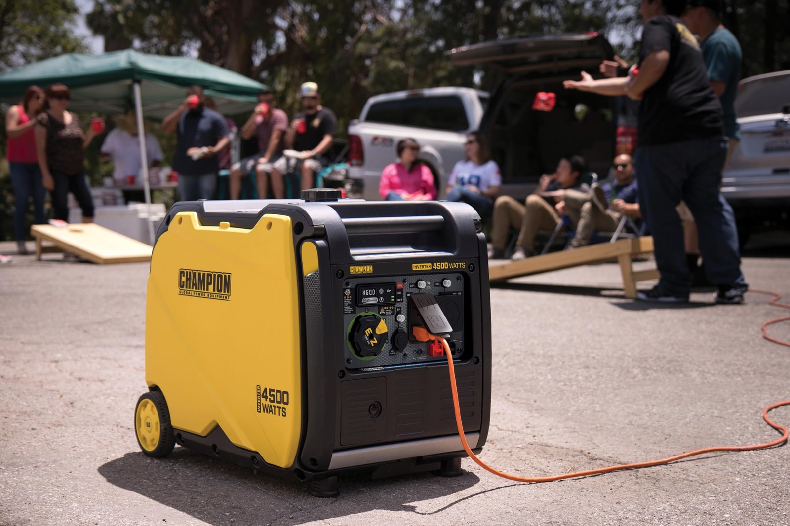 Champion Power Equipment 4500Watt RV Ready Portable Inverter Generator with Q…