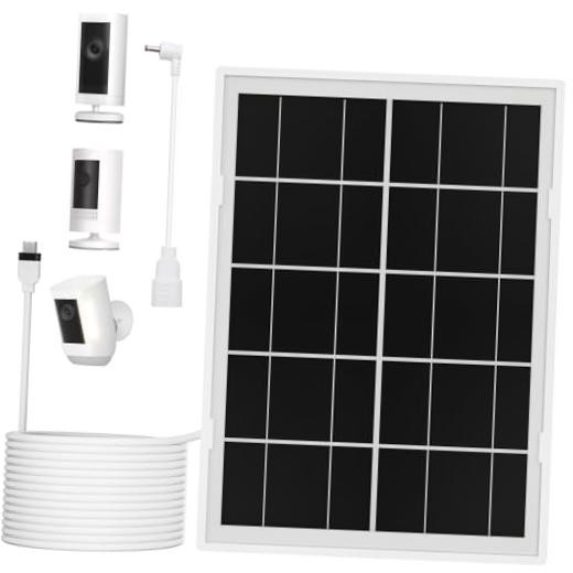 7W Solar Panel for Ring,Solar Charger for Stick Up Cam, Stick Up Cam Pro, 1