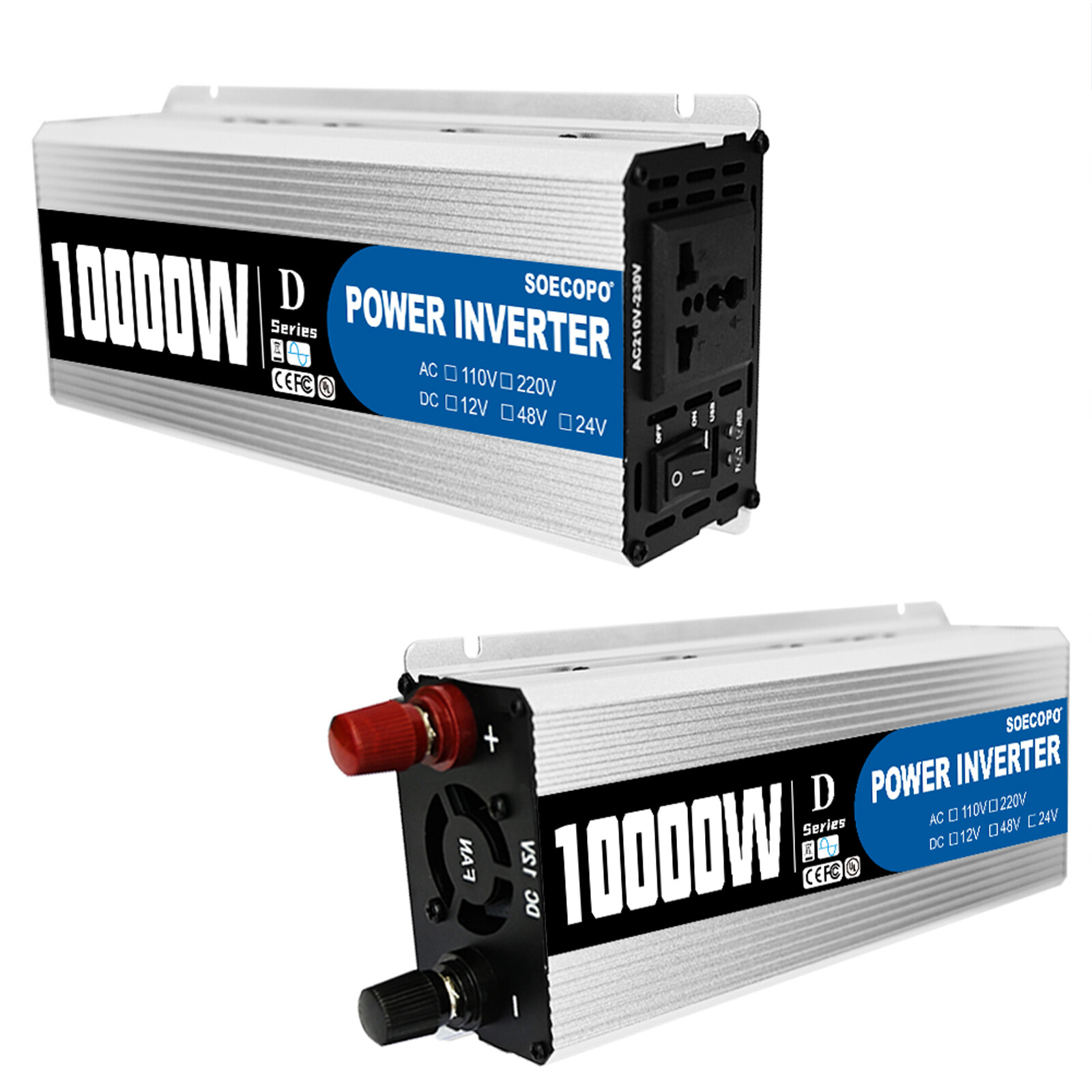 10000W Power Inverter Solar Generator W/200W Solar Panel Home Complete Kits 220V