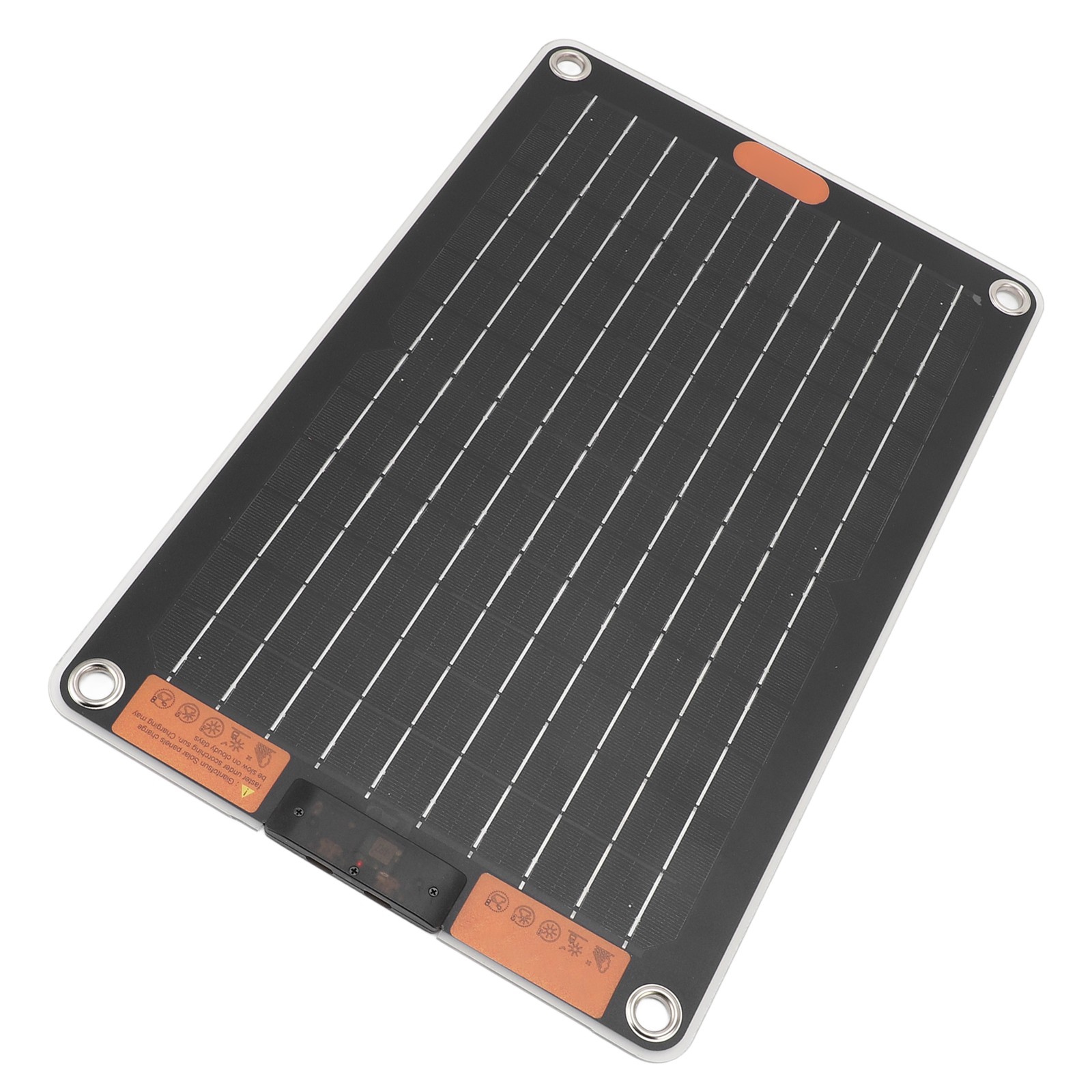 15W 5V 2.5A Solar Panel Battery Charger Monocrystalline Silicon Rain Proof FBIO