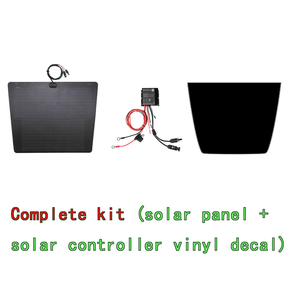 Lensun 90W 12V Hood Flexible Solar Panel for Subaru Outback 4th&5th Gen Protect