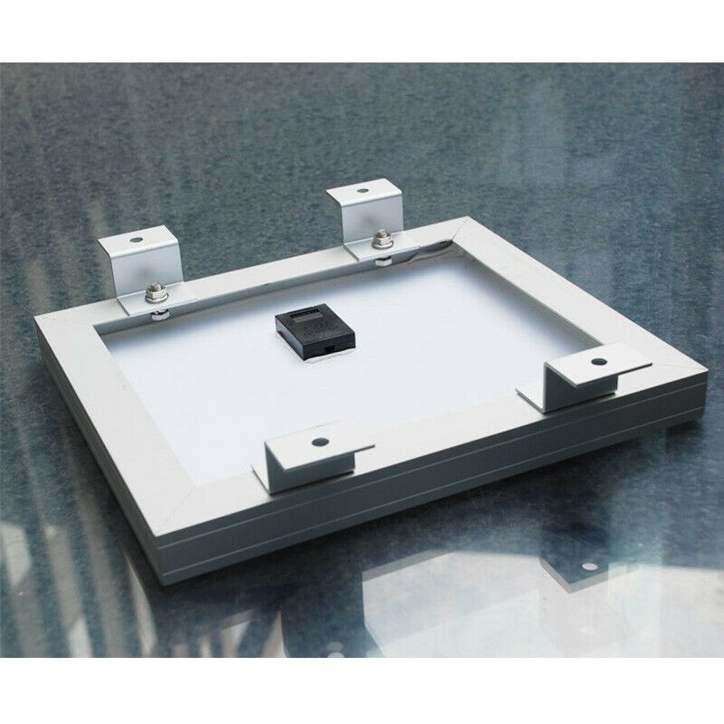 4x Panel Mounting Solar Z-Style Brackets Mounts Aluminum Alloy Battery Energy