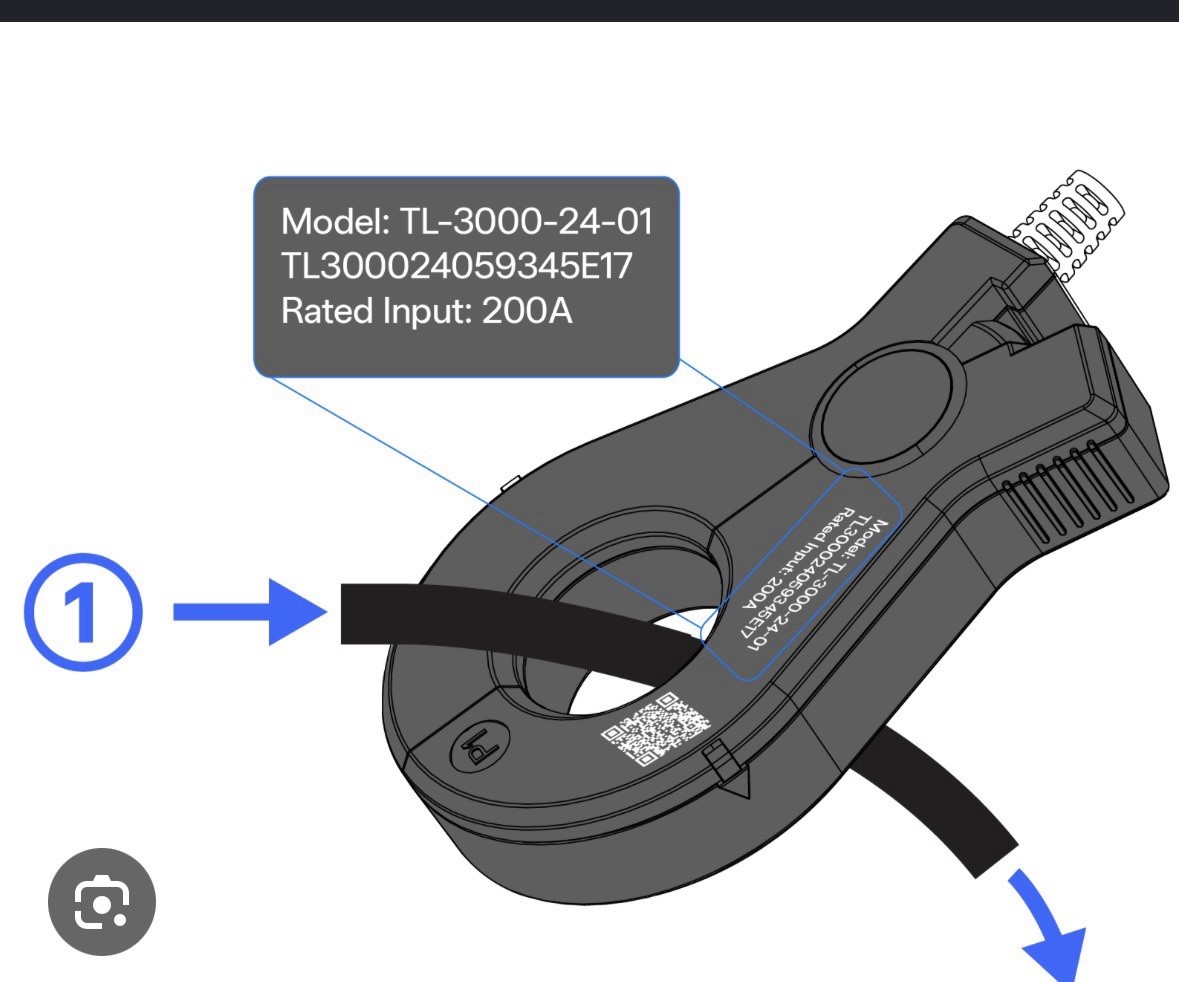 Tesla Remote Energy Meter 200A CTS