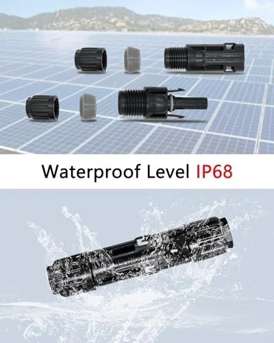 8AWG Solar Panel Connectors IP68 Waterproof 1500V 70A 8AWG Solar Connectors