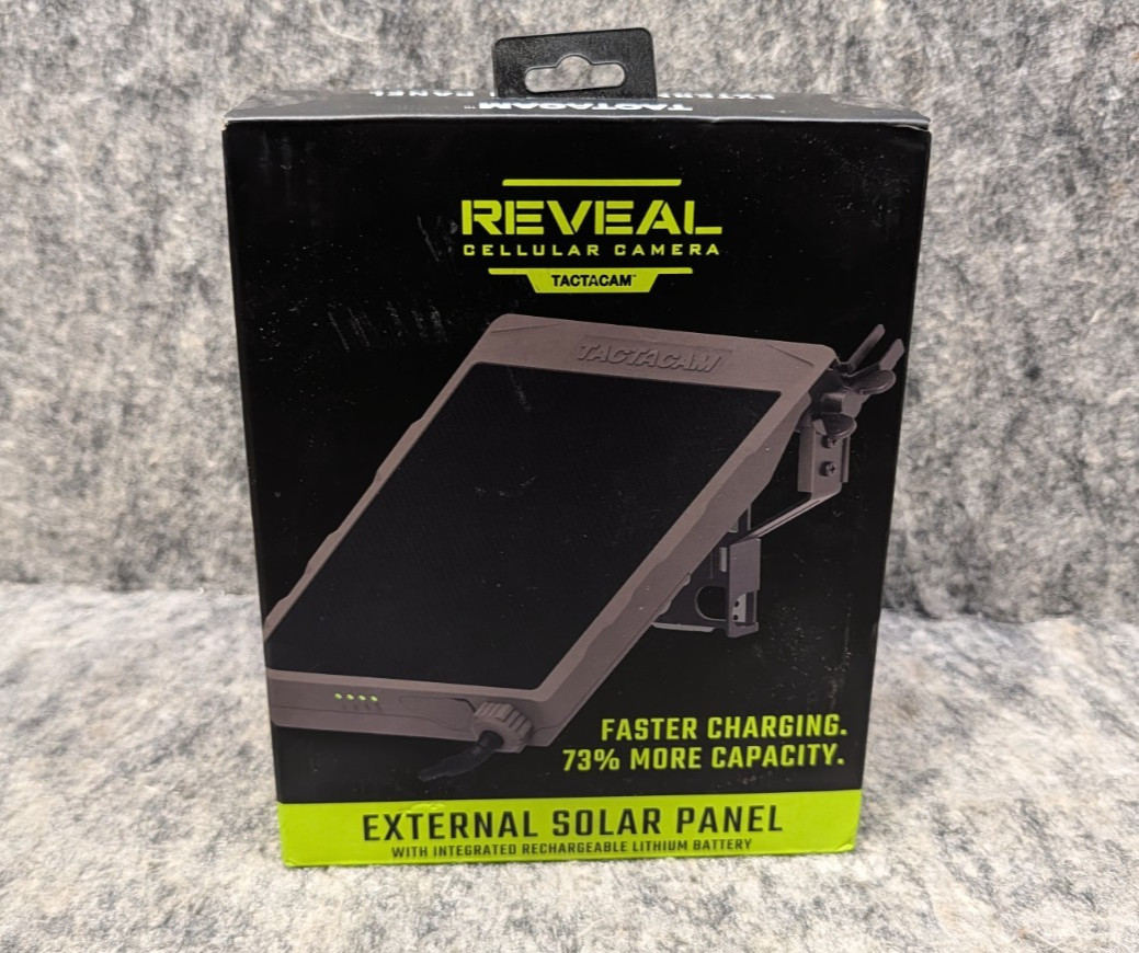 TACTACAM New Reveal Solar Panel for Reveal Cellular Trail Cameras X 2.0, X 3.0