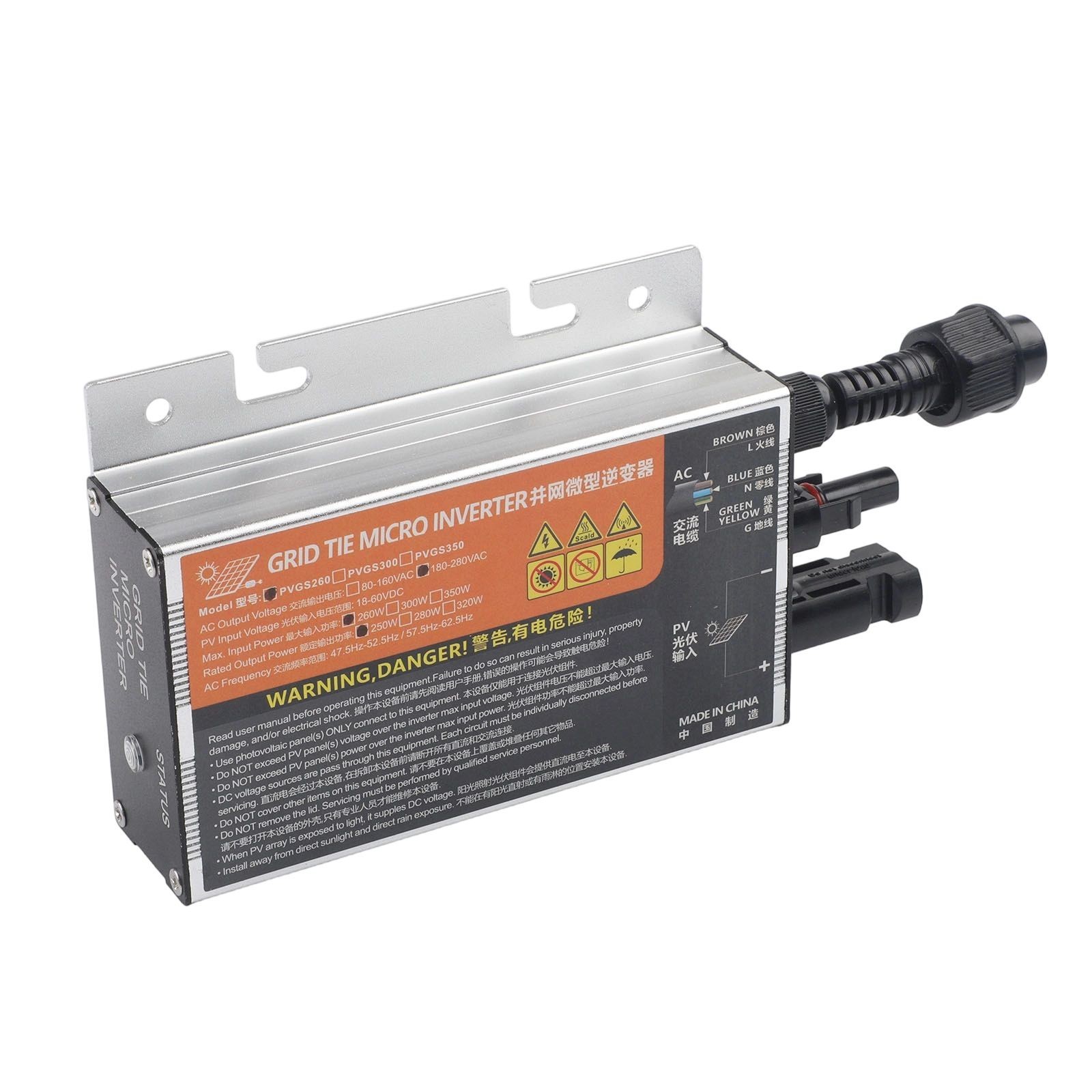 Space Saving 120700W Solar Inverter with Aluminum Alloy Design and Compact Size