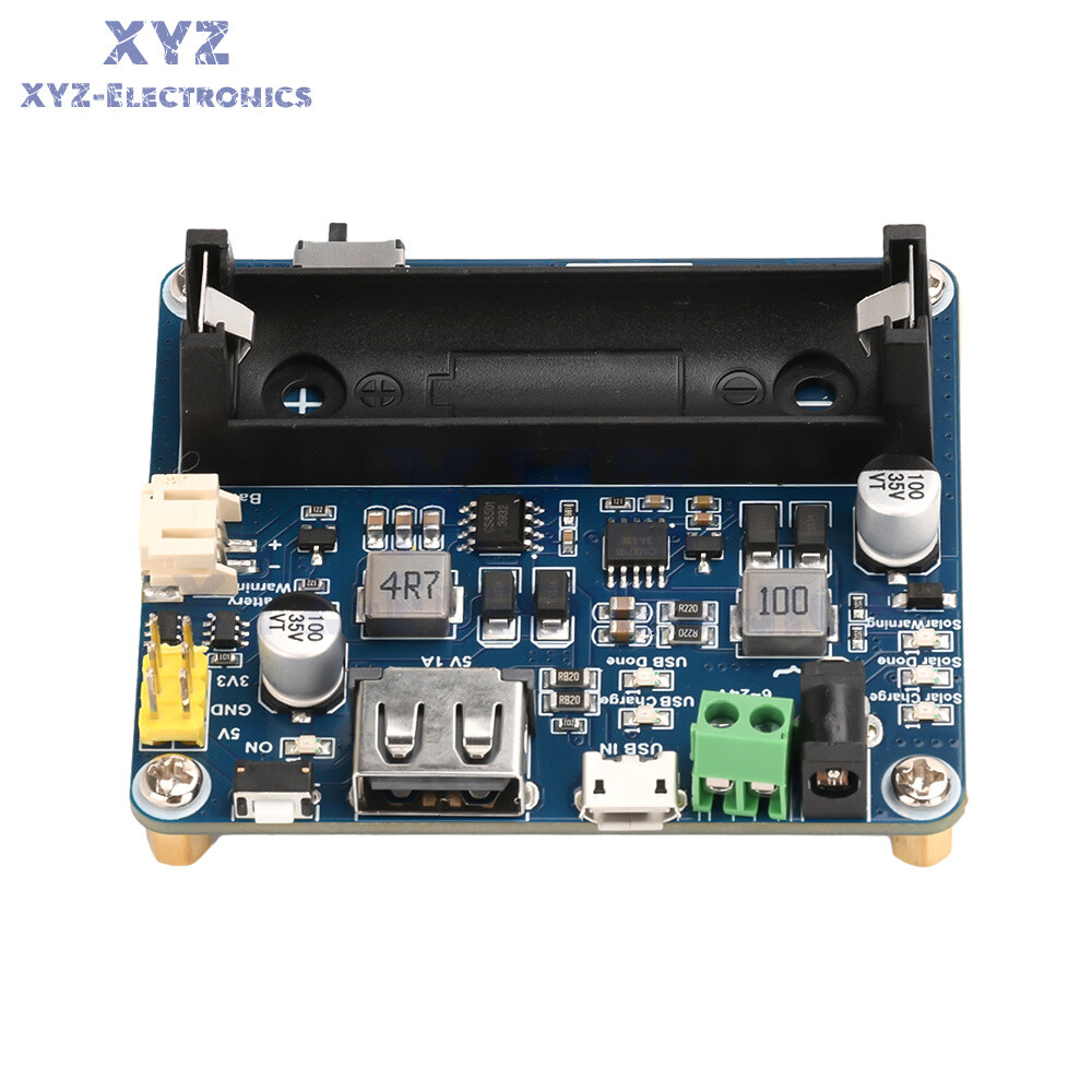 Power Manager Module for 6V~24V Solar Panel Support MPPT USB Battery Charging