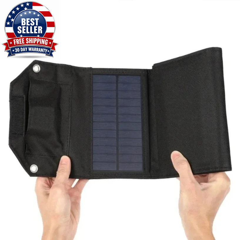 Portable 100W Foldable Solar Panel 5V USB Portable Folding Bag for Cell Phone Ou