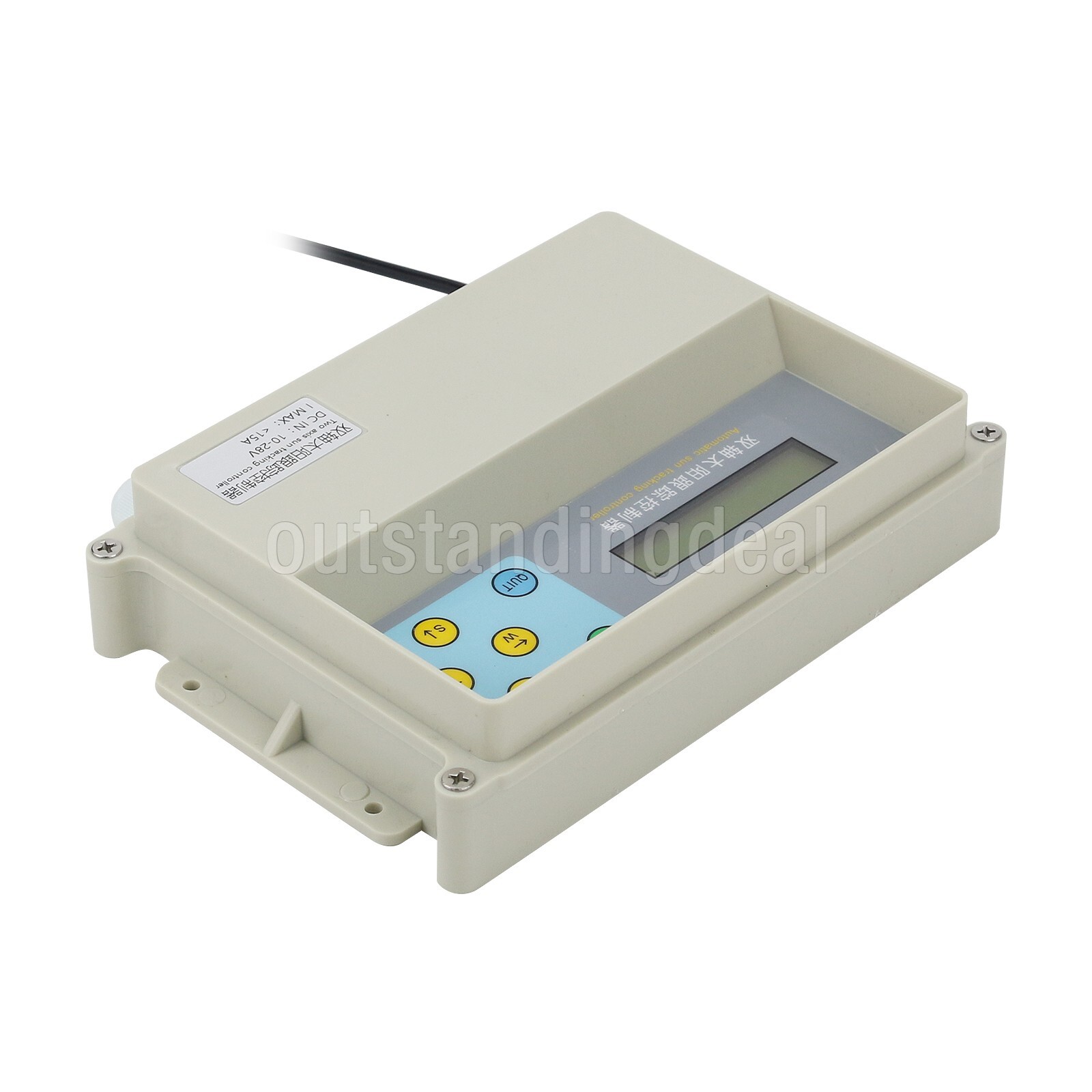 Dual Axis Solar Tracker Controller + RC+ Wind Speed Sensor + 2 Limit Switch usa