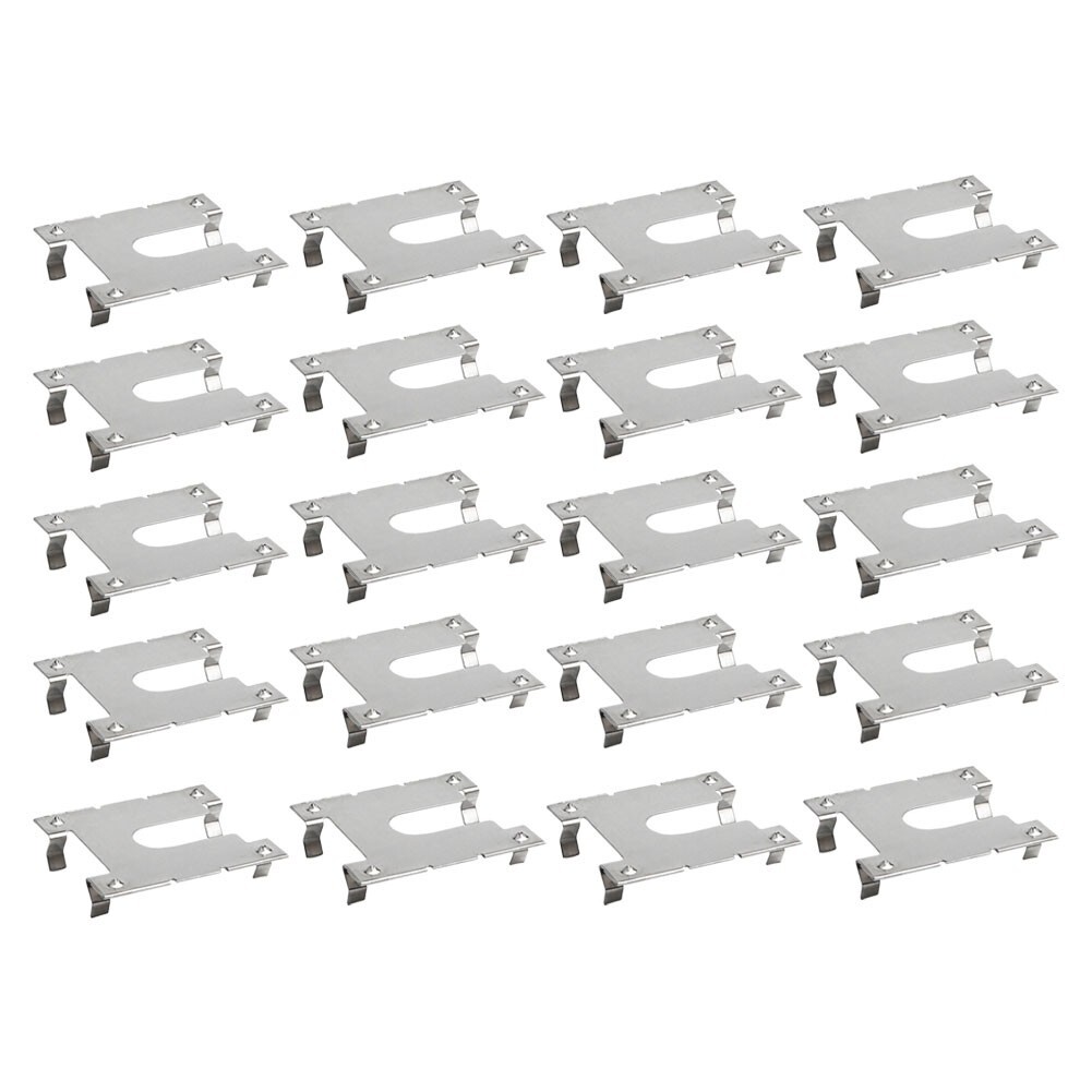 20pcs Earth Plate Grounding Clip Solar Panels PV Roof Fitting Stainless Steel