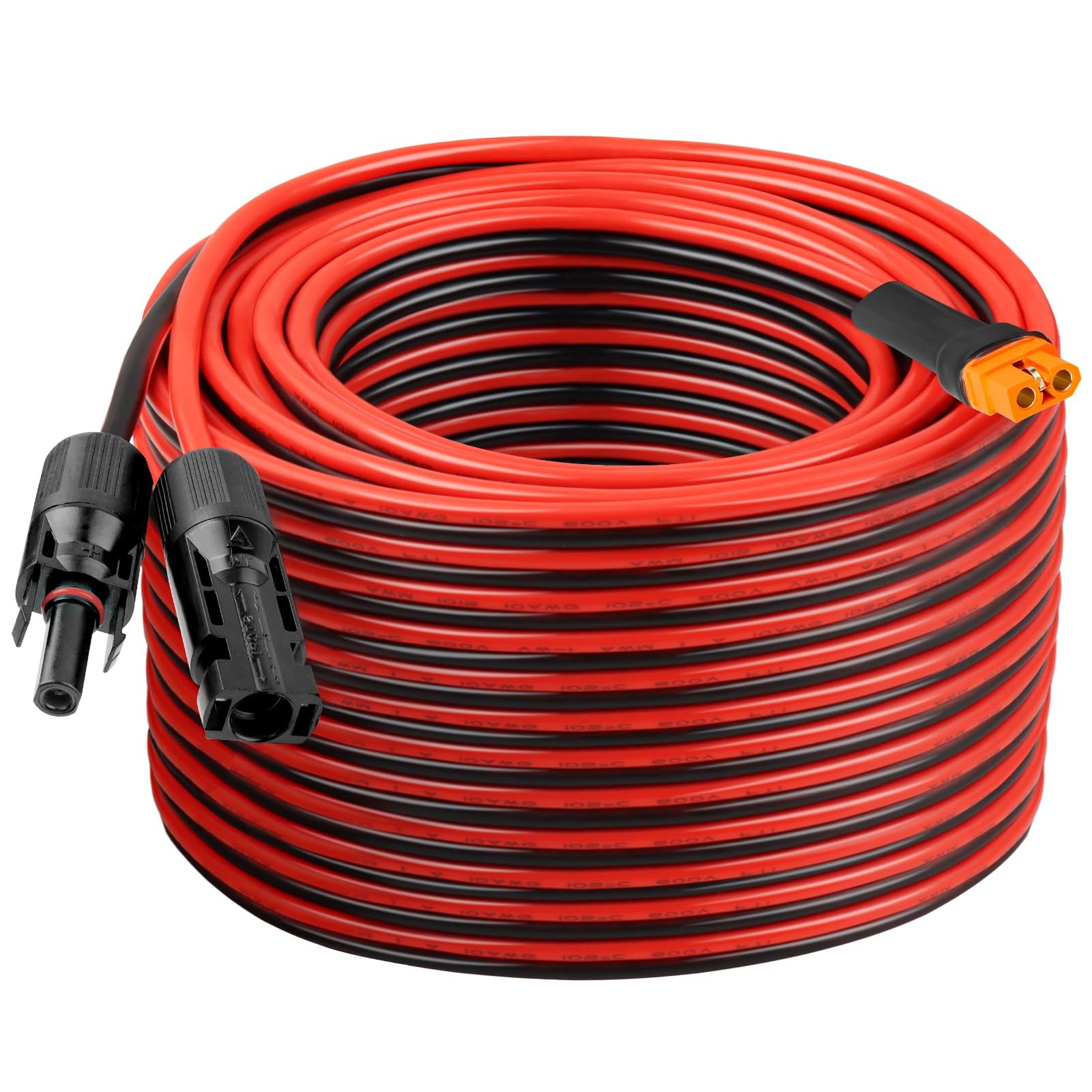 10AWG 100FT Solar to XT60i Extension Cable 3 6 10 35 50 75 100FT Heavy Duty A…