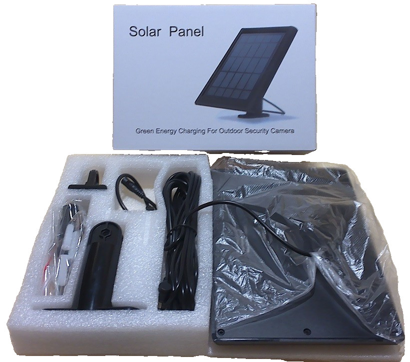 BUNDLE! (2) Solar Panels for Ring Spotlight / Stick Up Cam / Reolink Argus Pro