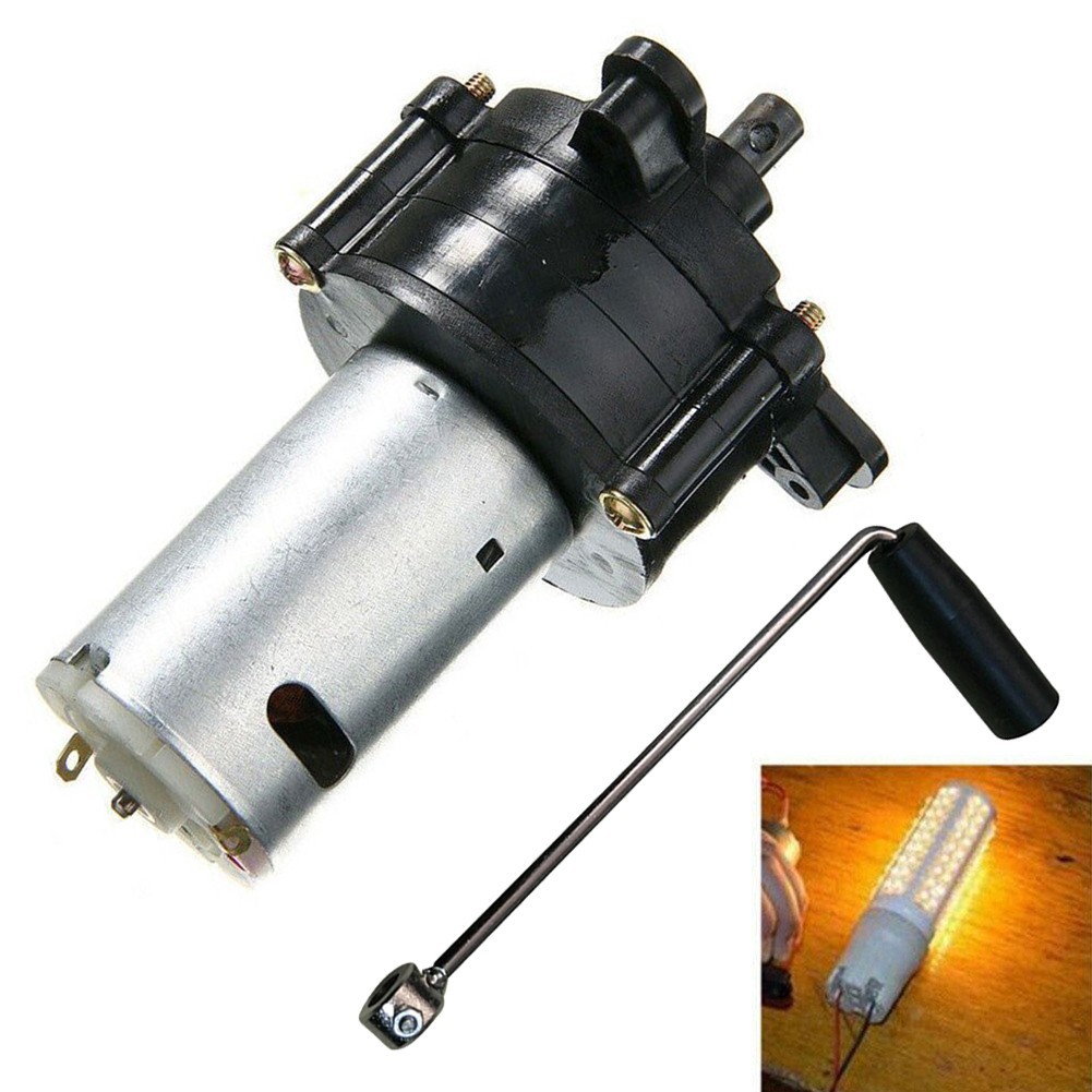 Efficient 6V 24V Wind Generator with Hand Crank for Various Applications