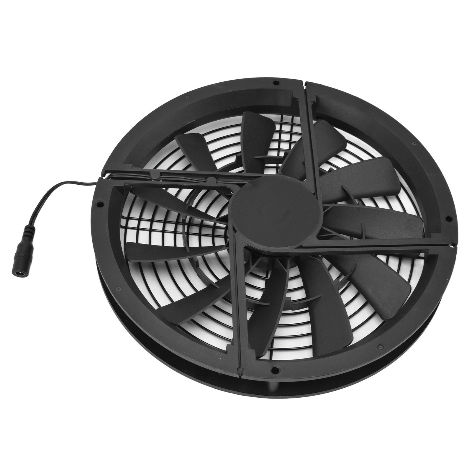 Solar Panel Fan Kit 10in 100W Waterproof Solar Panel Round Ventilation OKCZ