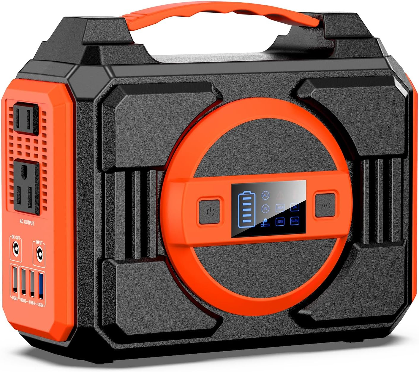 Portable Power Station 300W, 220Wh Solar Generator Backup Battery Pack Bank | Po