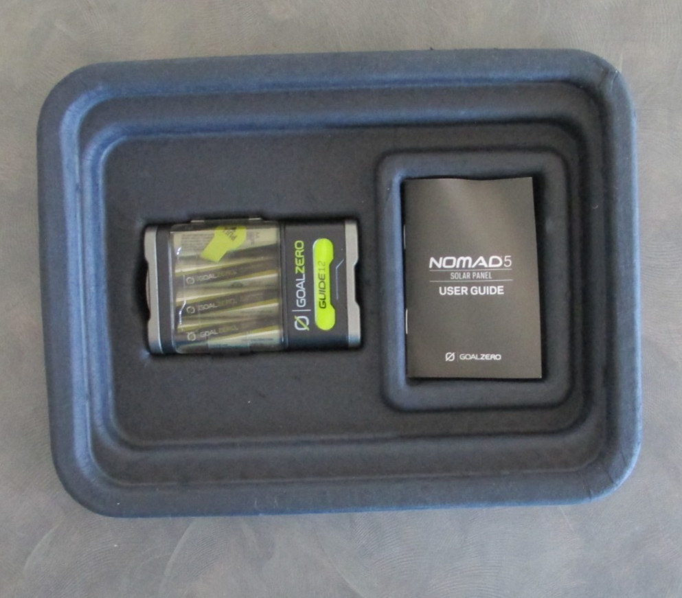 Goal Zero Power Bank + Solar Panel Nomad 5+Guide 12 with Flip 12