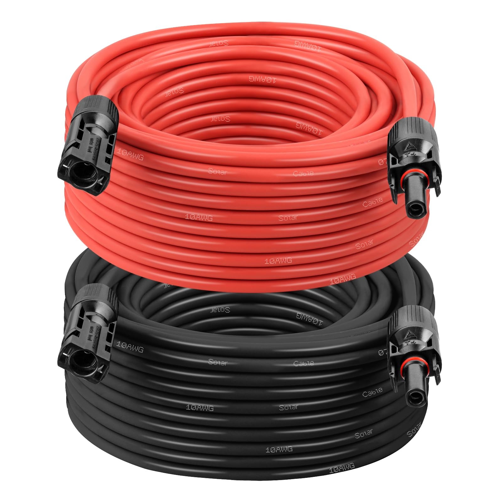 Solar Extension Cable 75FT 10 AWG Tinned Copper Connectors