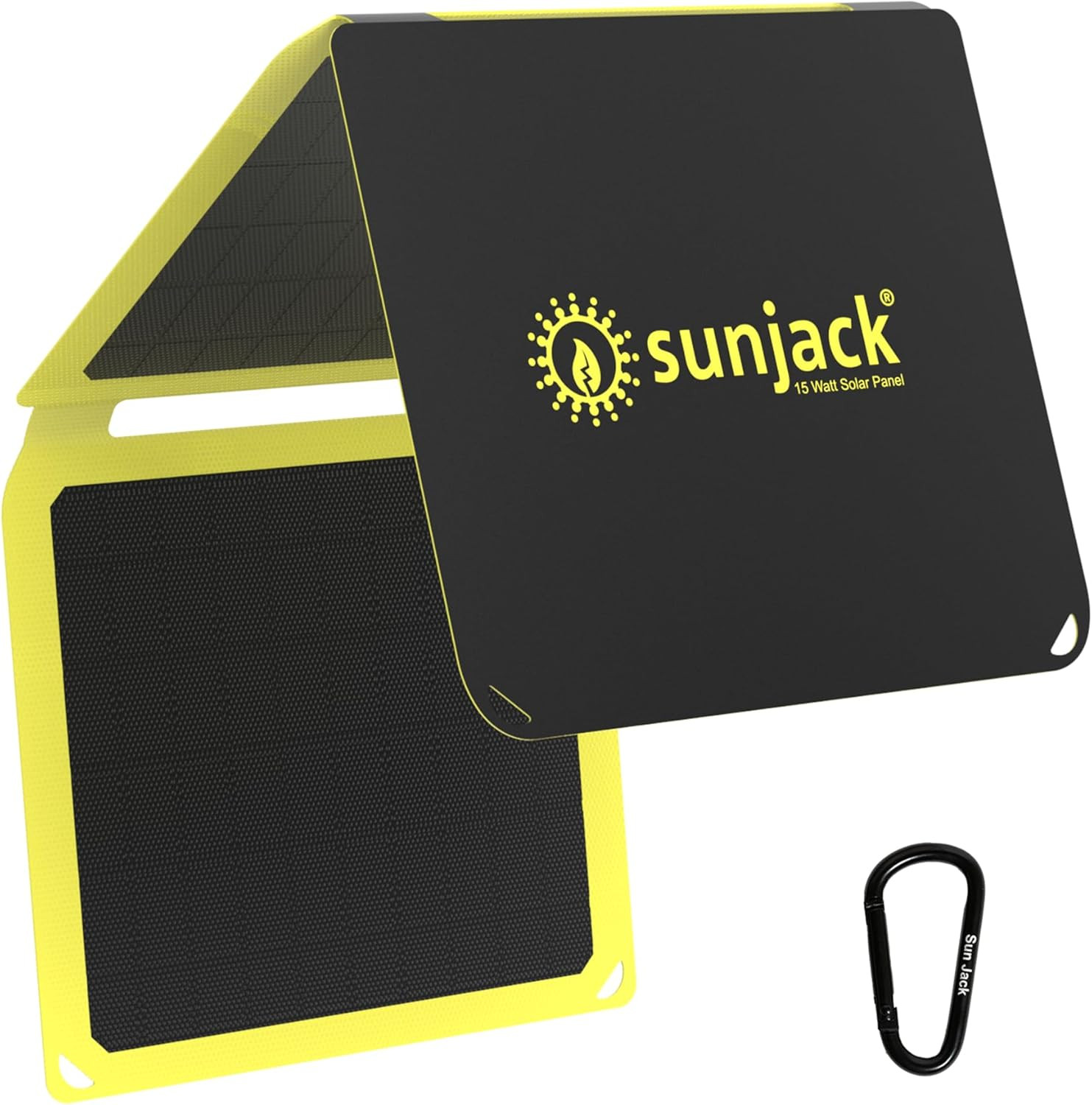 – 15 Watt Foldable Solar Panel, ETFE Monocrystalline Portable Solar Panel with U