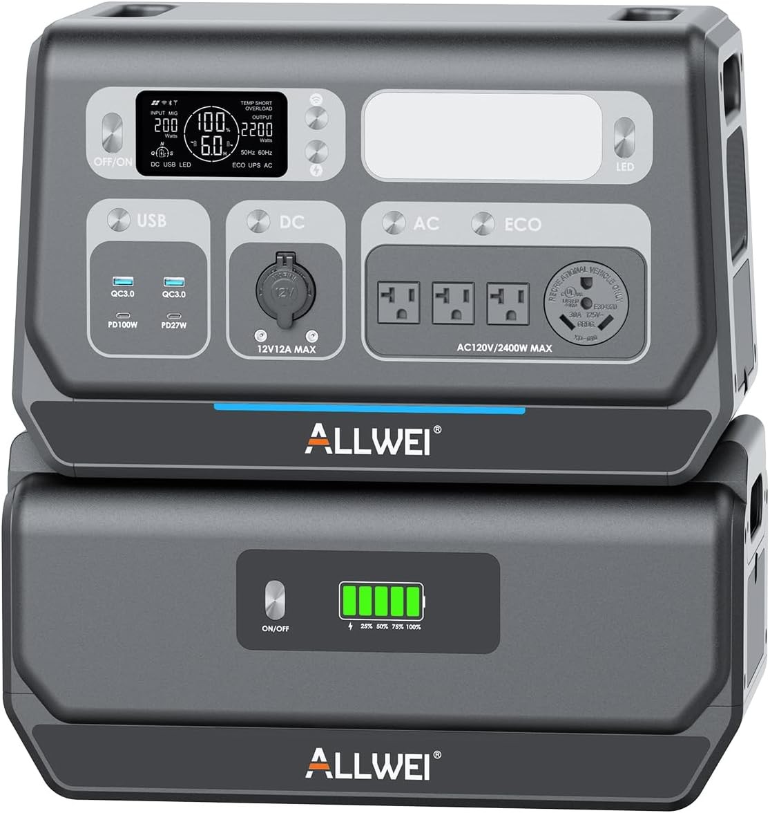 300W Portable Power Station (Peak 600W) 256Wh LiFePO4 Solar Generator 6-Port Bac