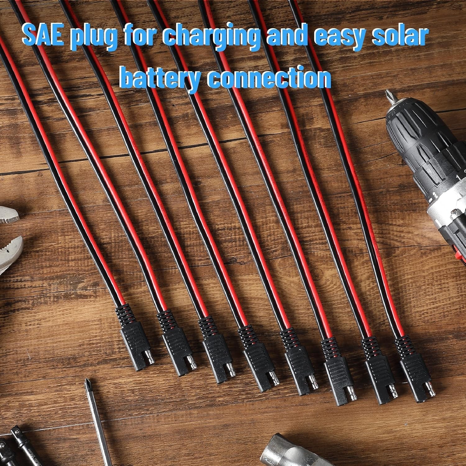 Versatile 3 FT SAE Battery Extension Cable – Ideal for Chargers & Solar Systems