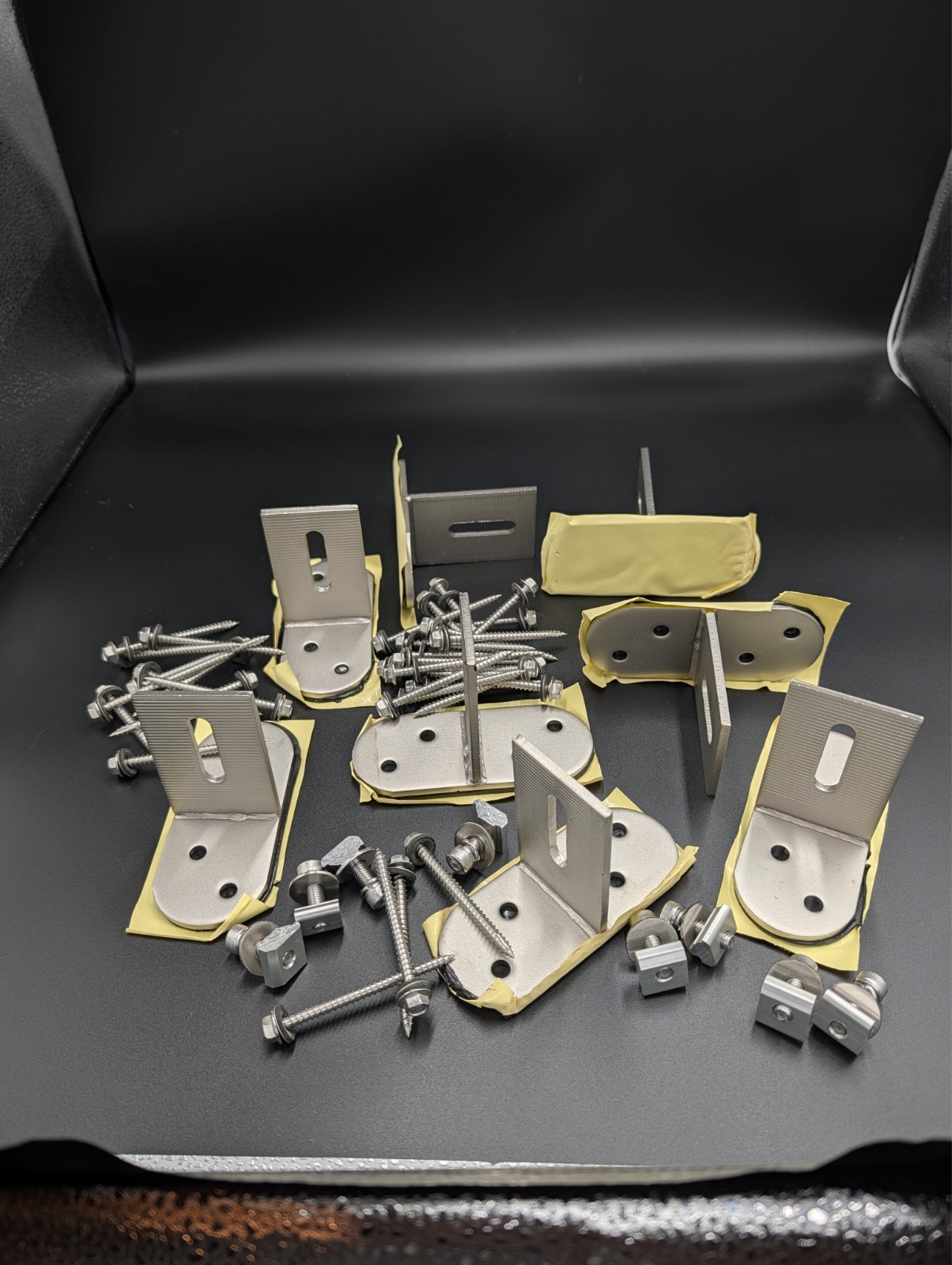 Solar Mount T-Bracket with Hardware – Pack of 8