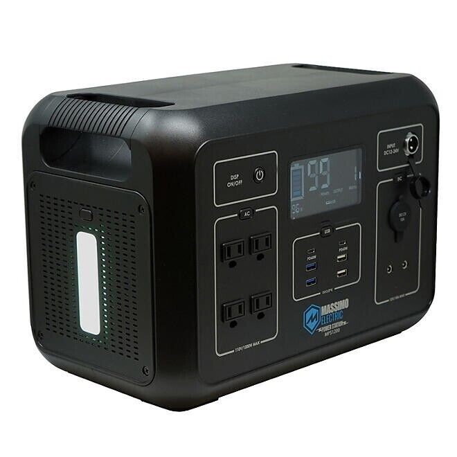 MASSIMO 1200W POWER STATION NIB Brand New in Box