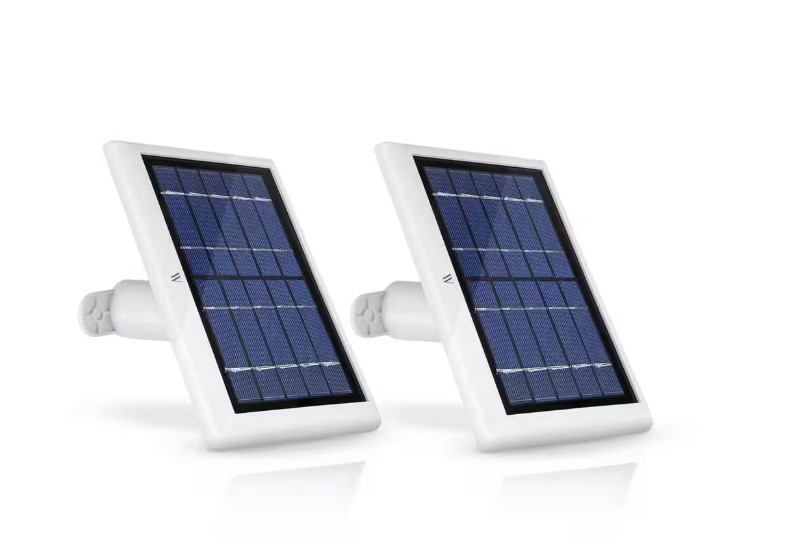 Wasserstein Solar Panel for Blink Outdoor & Blink XT2/XT Camera (2-Pack, White)