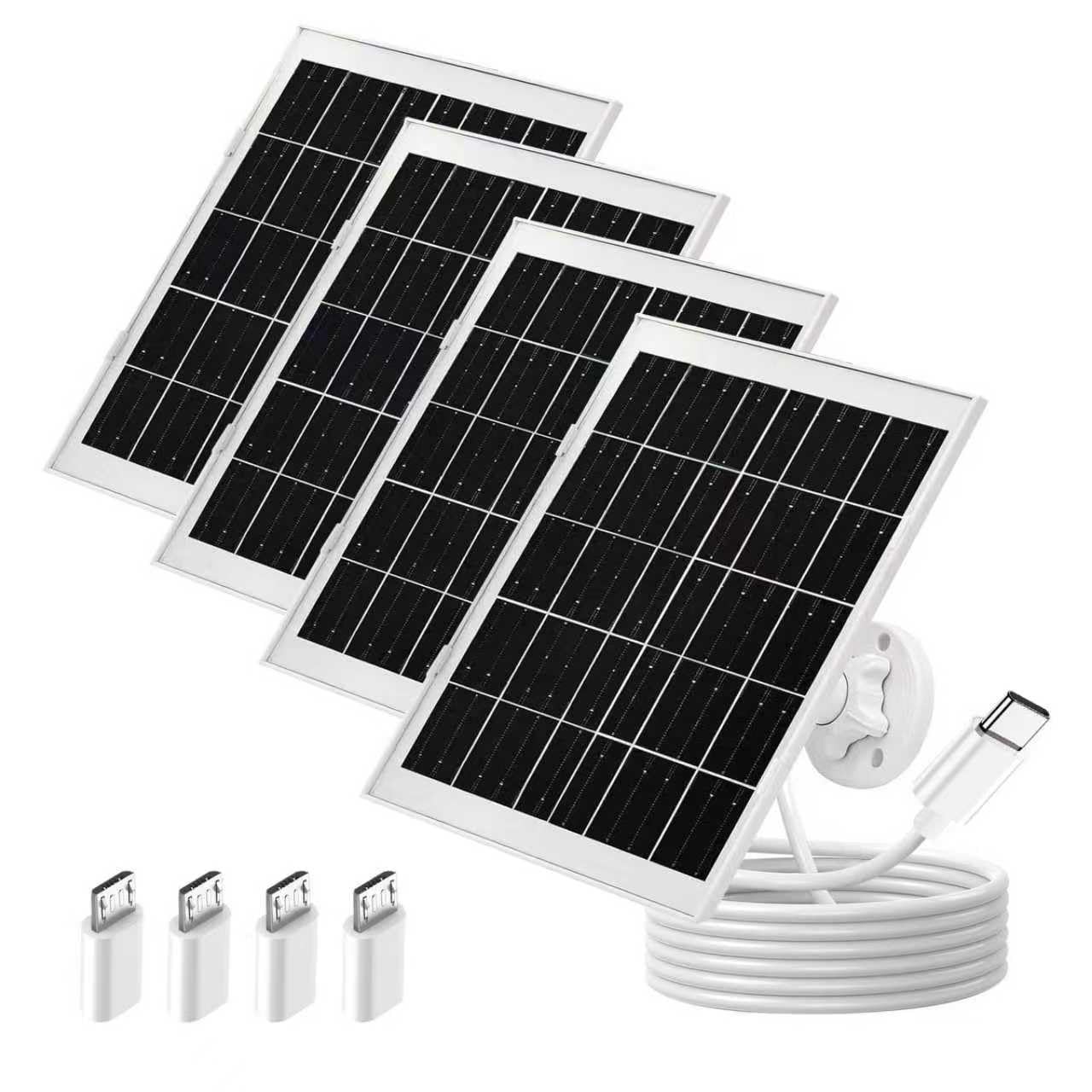 7W Solar Panel for Security Camera for eufy Security eufycam, Arlo pro Gen, 5…