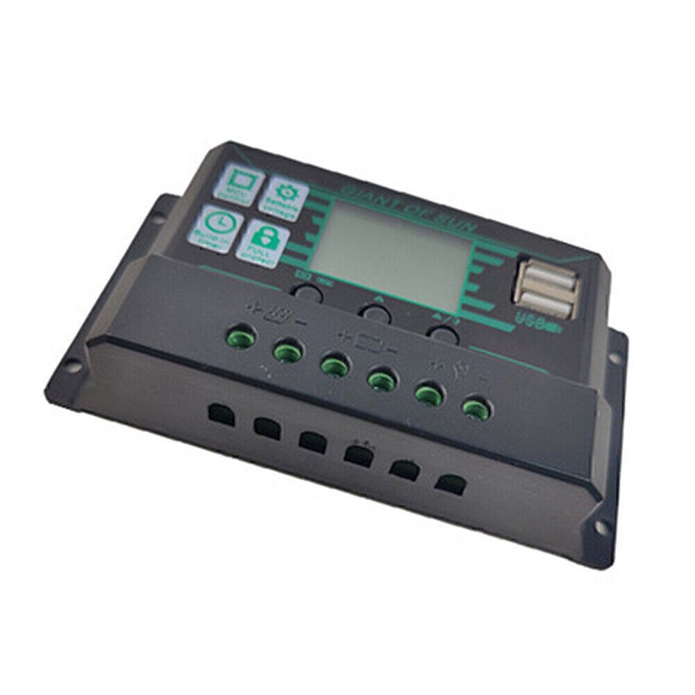 10A-100A MPPT Solar Panel Regulator Charge Controller 12V/24V Focus Tracking