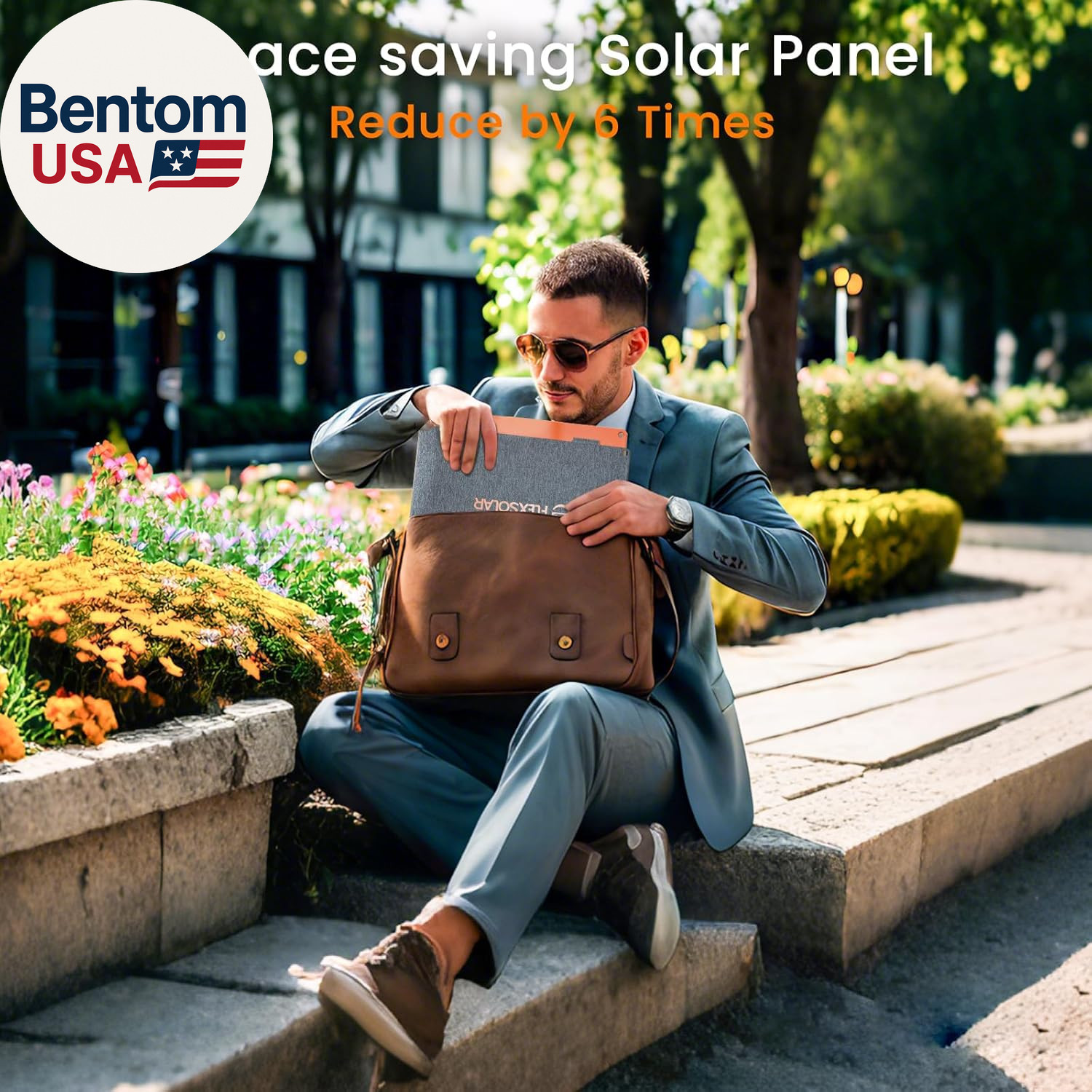 100W Portable Solar Panels Chargers with PD3.0 USB-C,QC3.0 USB-A and DC Outputs