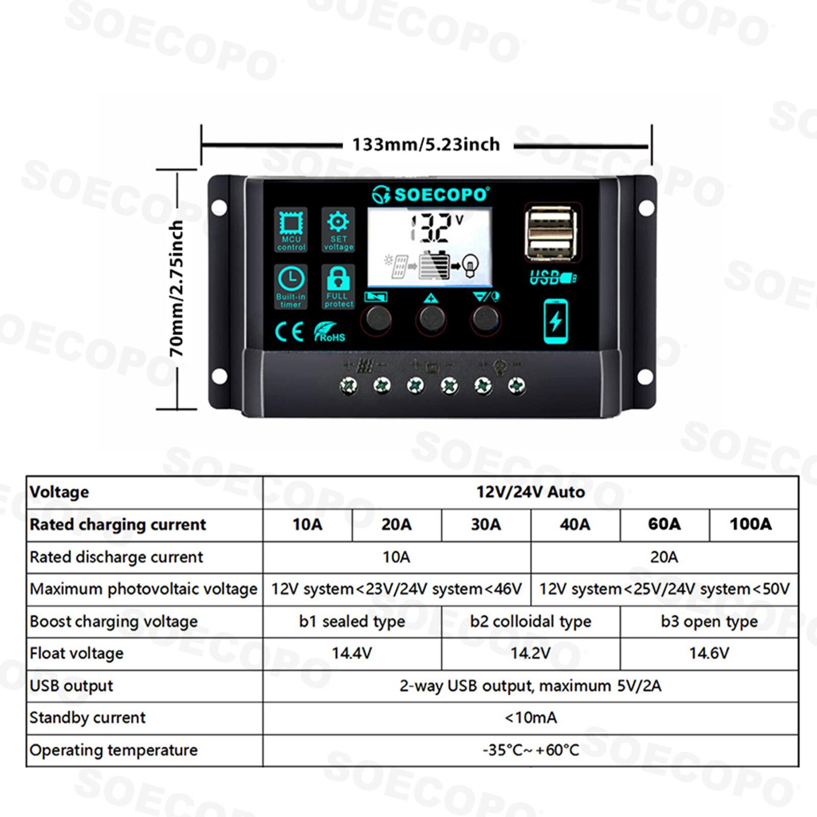7000W Solar Kit 12V 110V Inverter Battery ChargerLighting/Camping 200W PanelJY