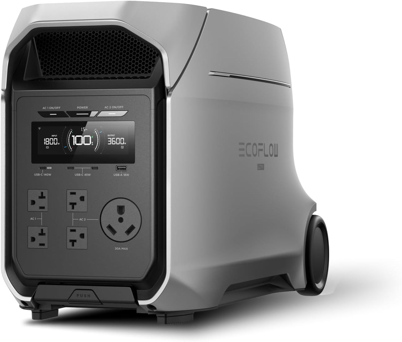 EF DELTA 3 Ultra plus Portable Power Station, 3072Wh Lifepo4 Battery, 3600W (72