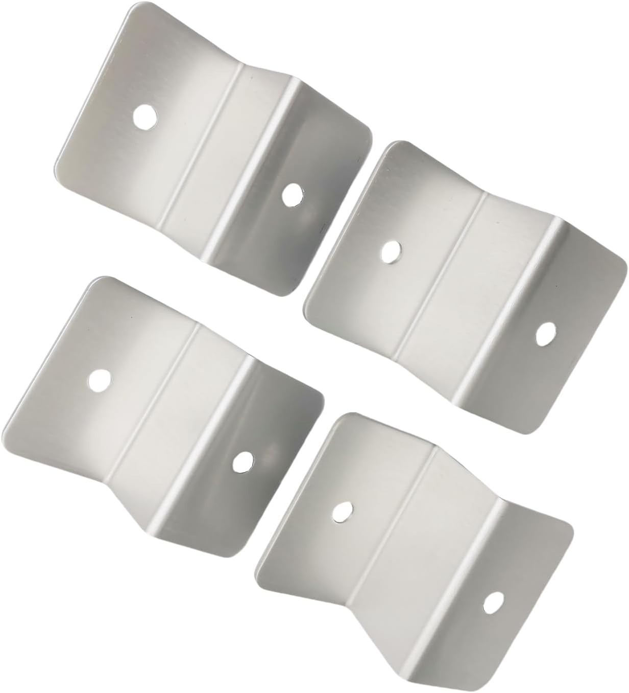Weather-Resistant 4 Units Solar Z Bracket Mounts – Simple and Efficient Setup