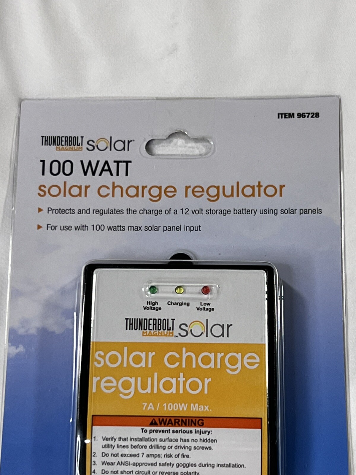 ☆Thunderbolt Magnum Solar 100 Watt Solar Charge Regulator 96728