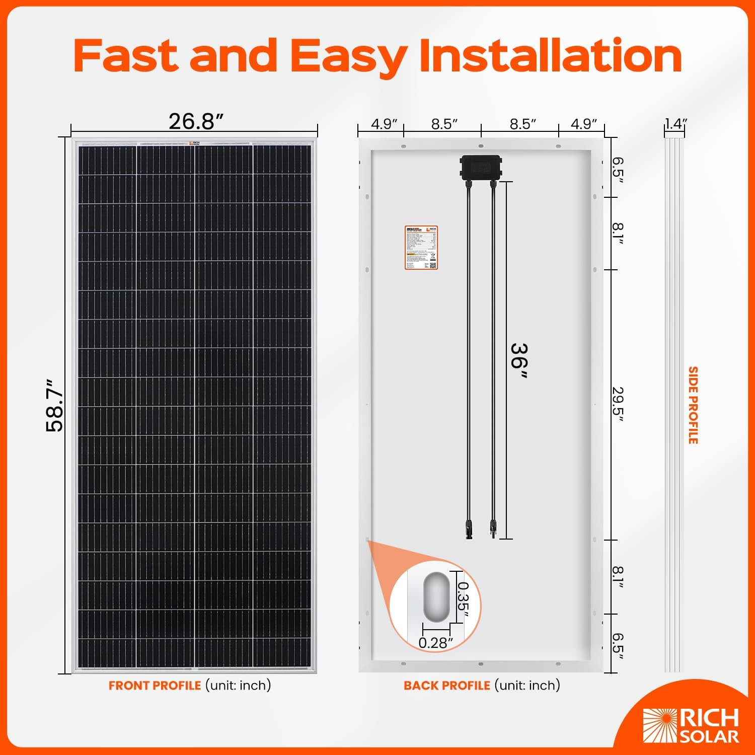 200 Watt 24 Volt 9BB Cell Monocrystalline Solar Panel High Efficiency Solar Modu