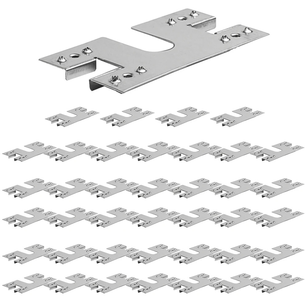 50PCS Solar Panel Grounding Clip 28X50Mm Photovoltaic Conductive Sheet Solar 304