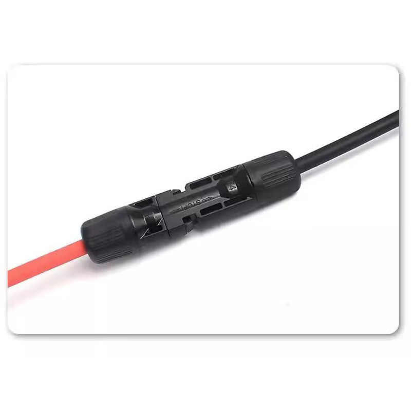 50FT 10 AWG Solar Panel Extension Cable PV Wire Solar Connectors Pair 6mm²