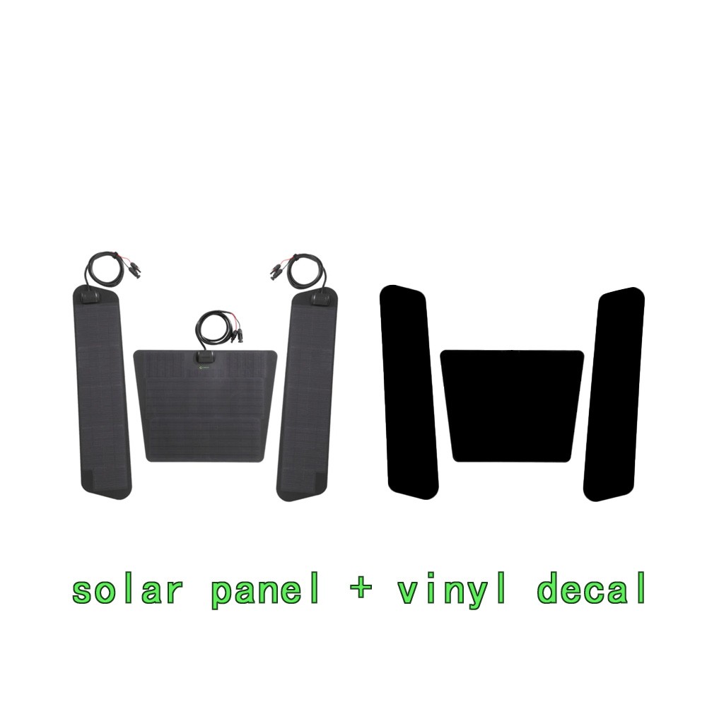 Keep Lensun 85W(25+30+25) Hood Flexible Solar Panel for Chevrolet Colorado ZR2